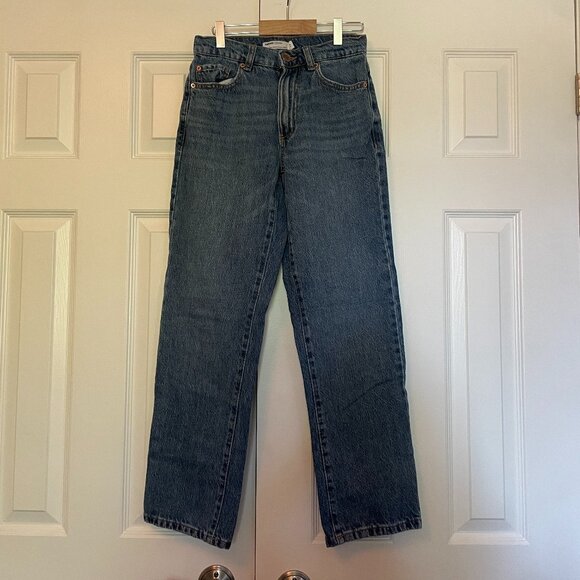 Garage Vintage Straight Leg Jeans – Size 0 / 24 Waist – Medium Wash - Picture 1 of 4